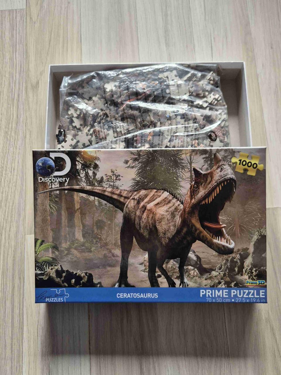 Rompecabezas 3D Ceratosaurus 1000 piezas - miniatura 2