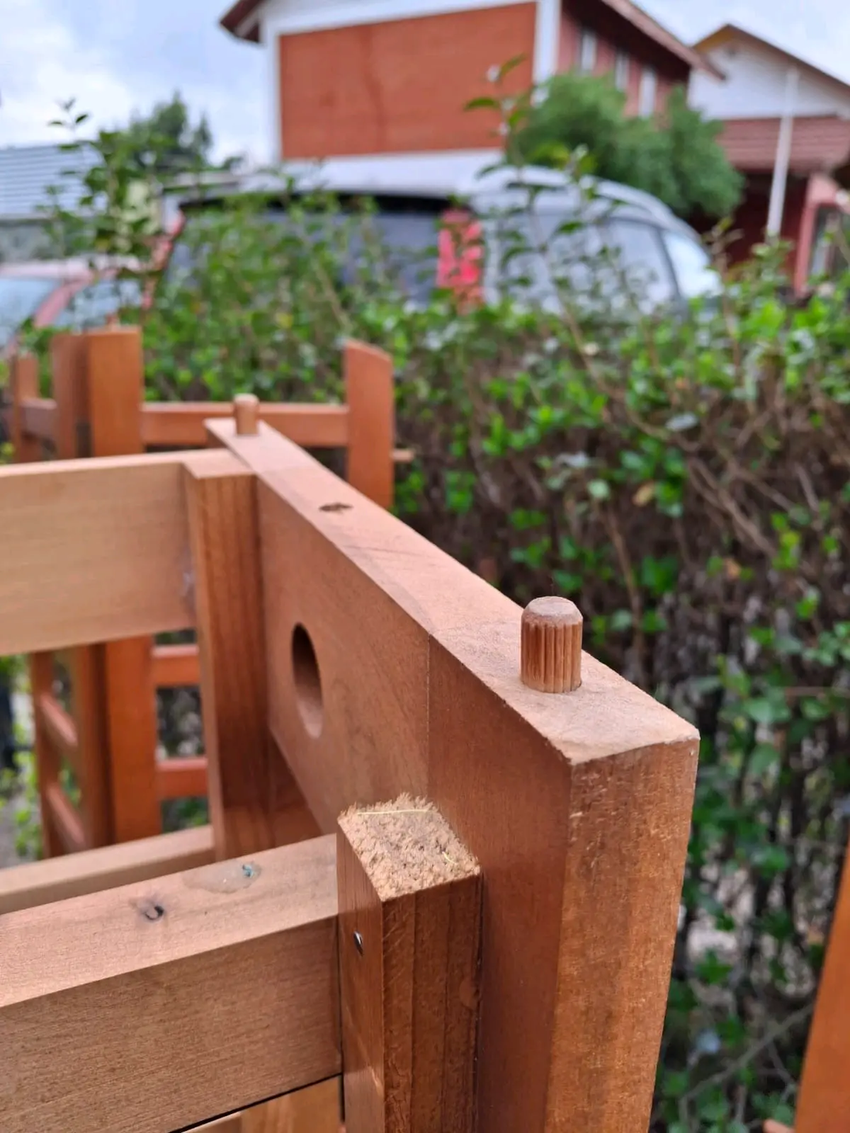 Cuna cuja de madera en excelente  estado - miniatura 6