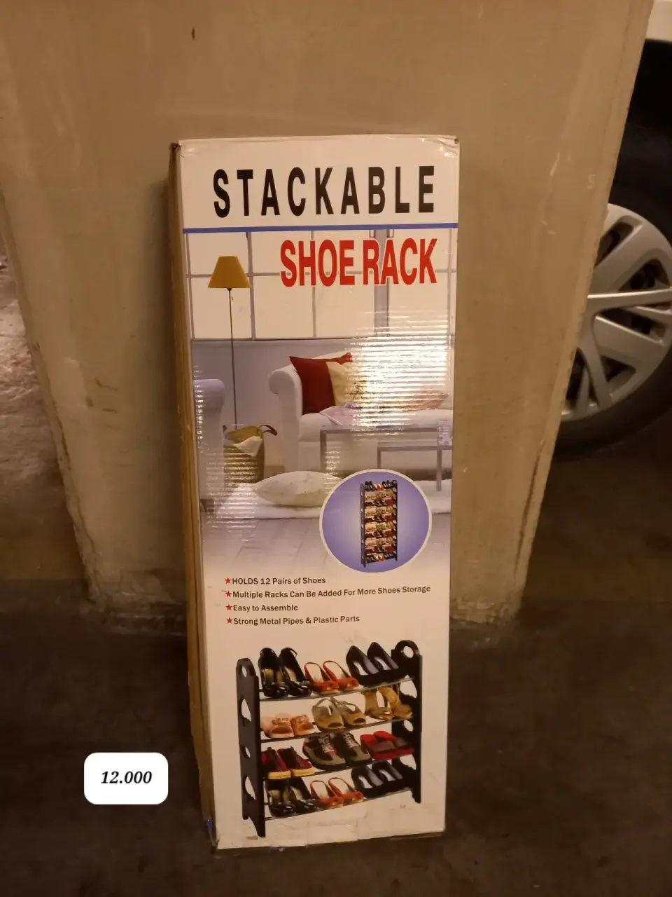 Estante apilable para zapatos