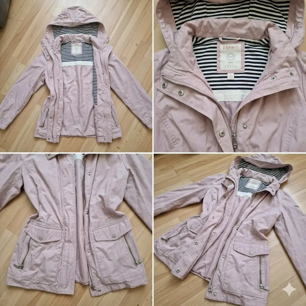 Chaqueta rosada con capucha - miniatura 2
