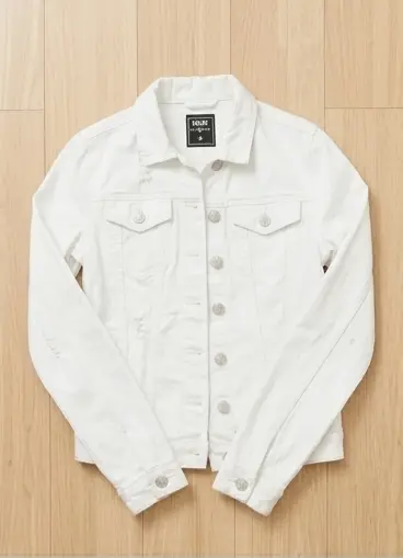 Chaqueta denim blanca - miniatura 1
