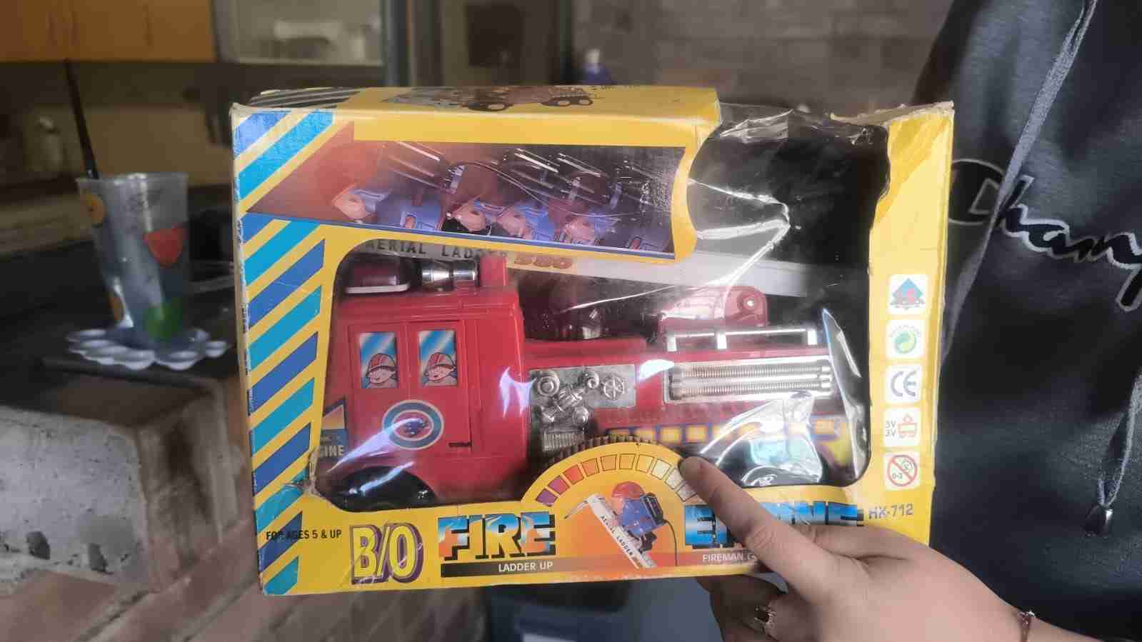 Camión de bomberos de juguete B/O