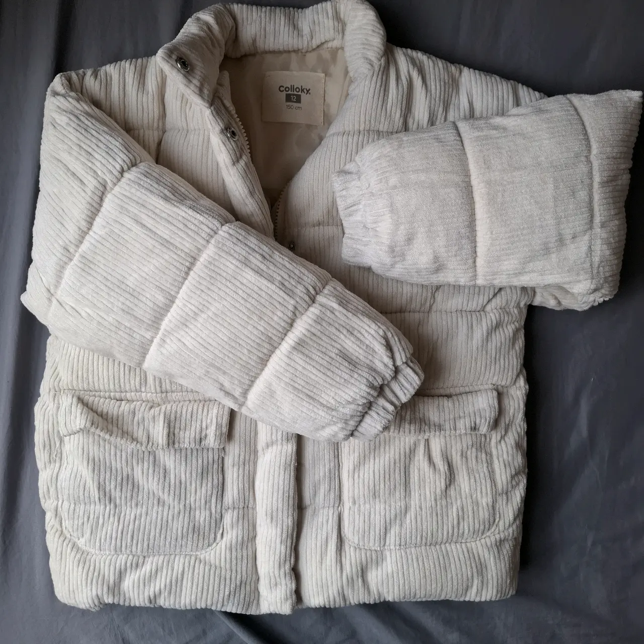 Chaqueta acolchada blanca Colloky