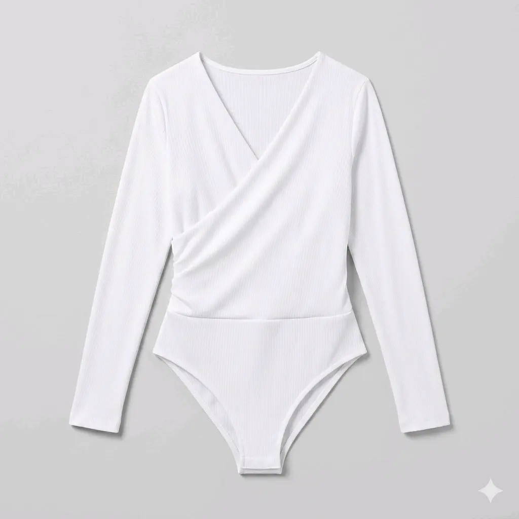 Body blanco manga larga - miniatura 2