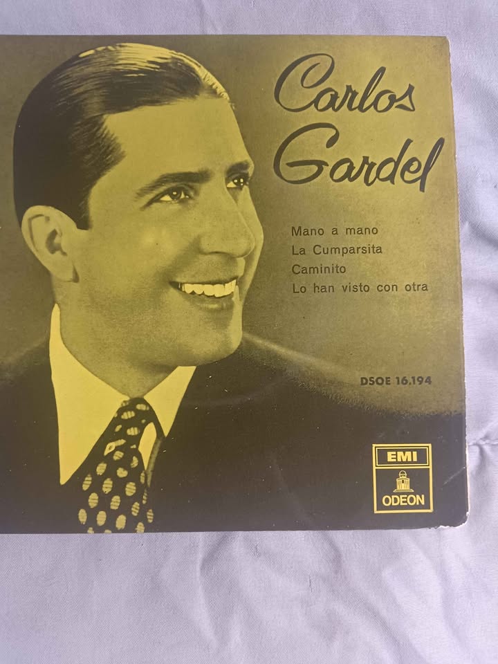 Vinilo Carlos Gardel EMI Odeon- Siete Pulgadas