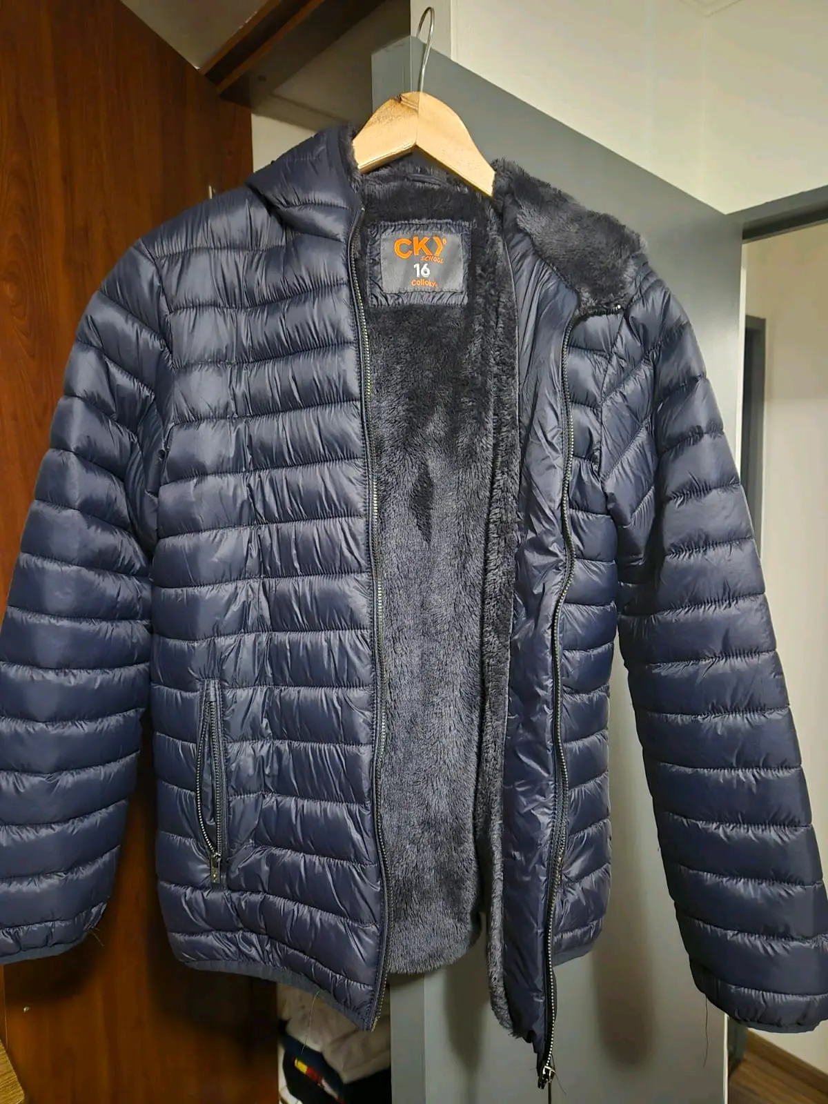 Chaqueta acolchada azul CKX - miniatura 1