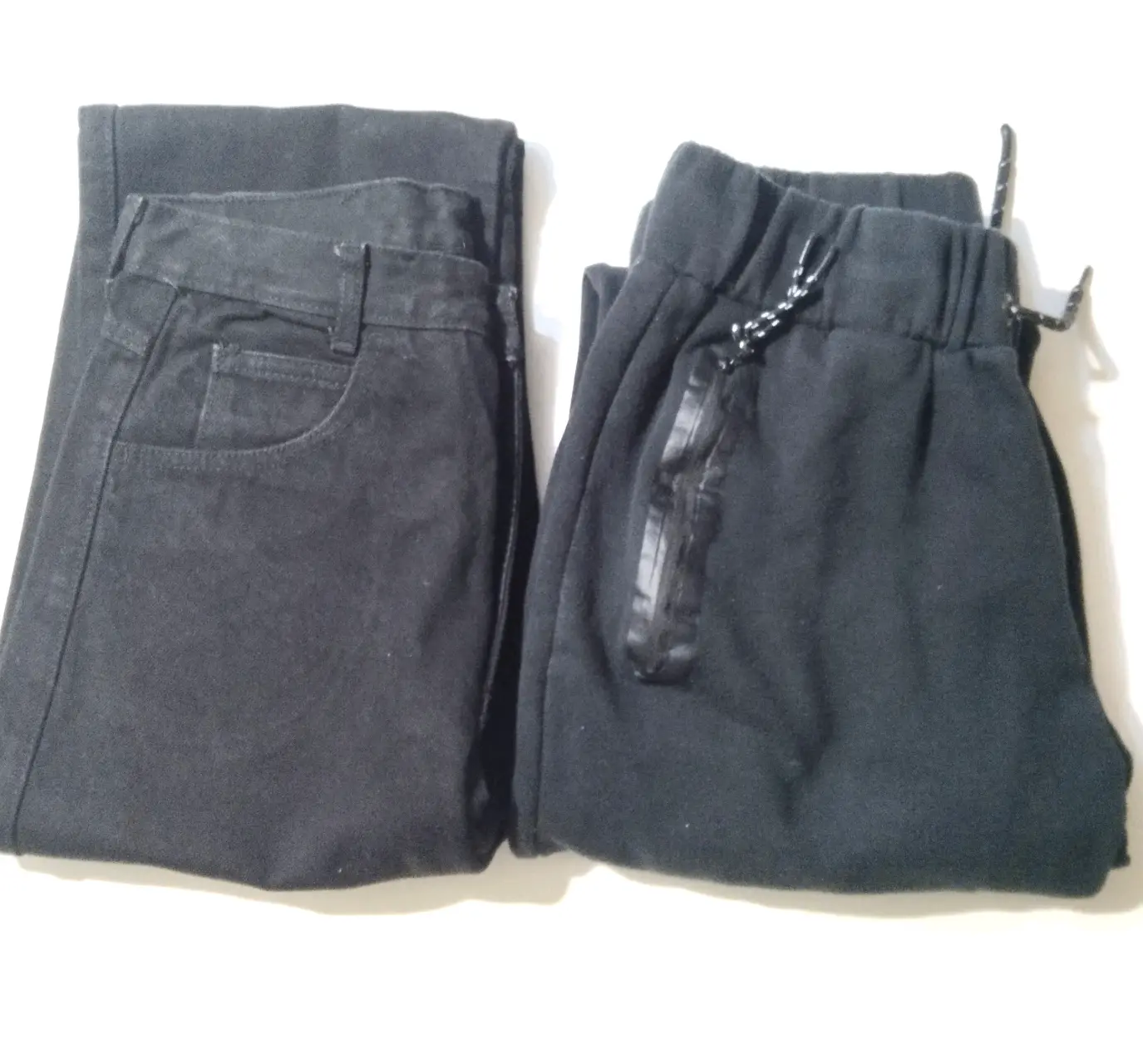 Pantalones negros casuales - miniatura 1