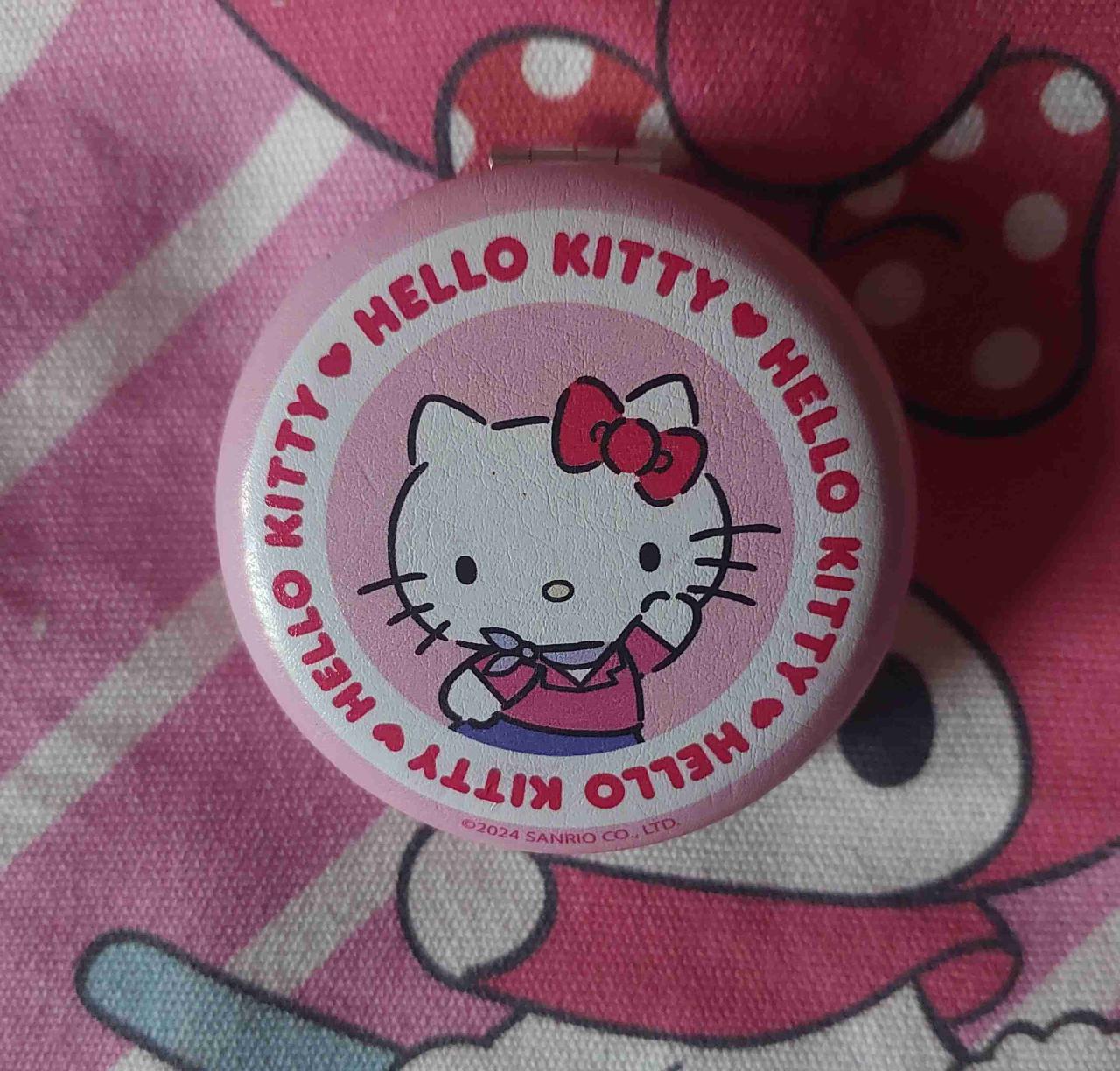 Espejo portátil Hello Kitty rosa - miniatura 1