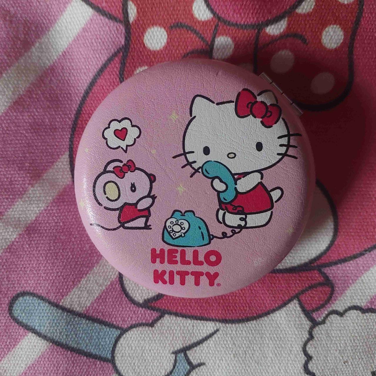 Espejo portátil Hello Kitty rosa - miniatura 2
