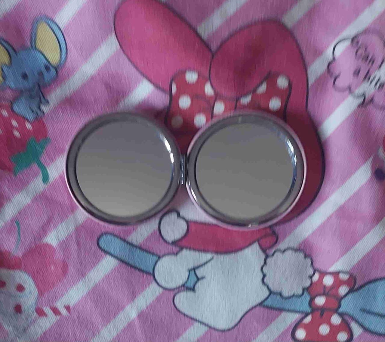 Espejo portátil Hello Kitty rosa - miniatura 3