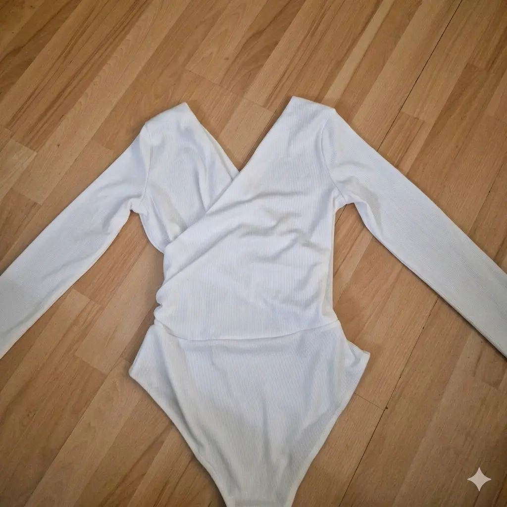 Body blanco manga larga - miniatura 3