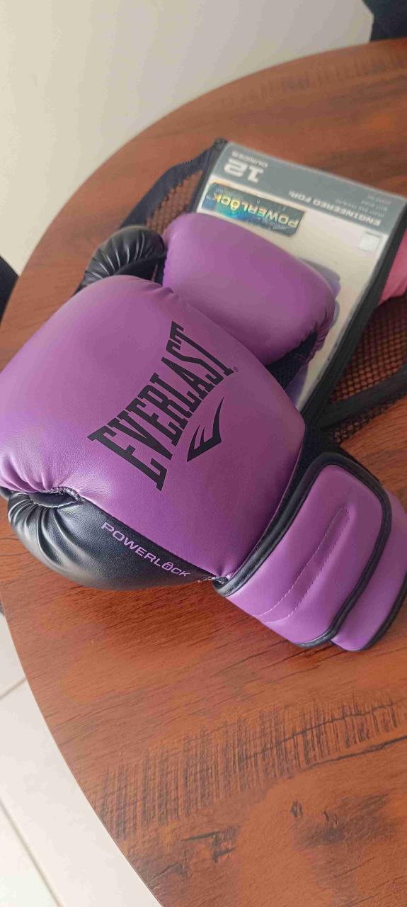 Guantes de boxeo Everlast morados - miniatura 1
