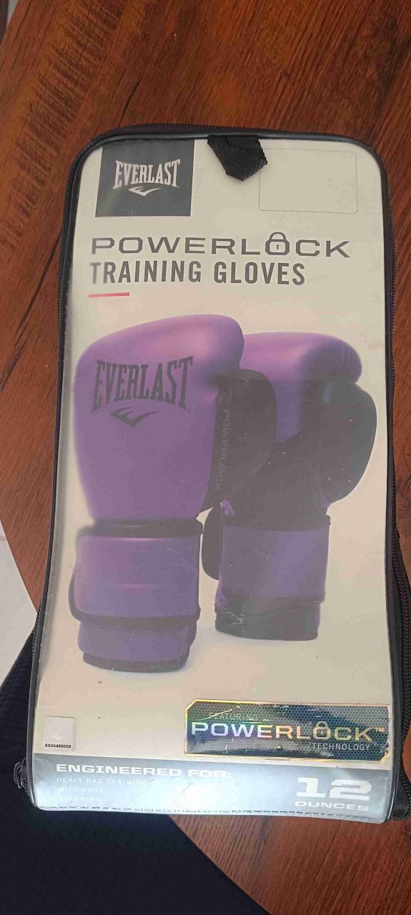 Guantes de boxeo Everlast morados - miniatura 2