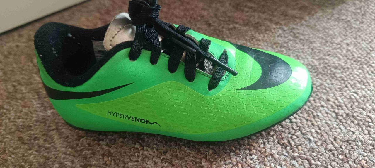 Zapatos de fútbol Hypervenom verdes - miniatura 3