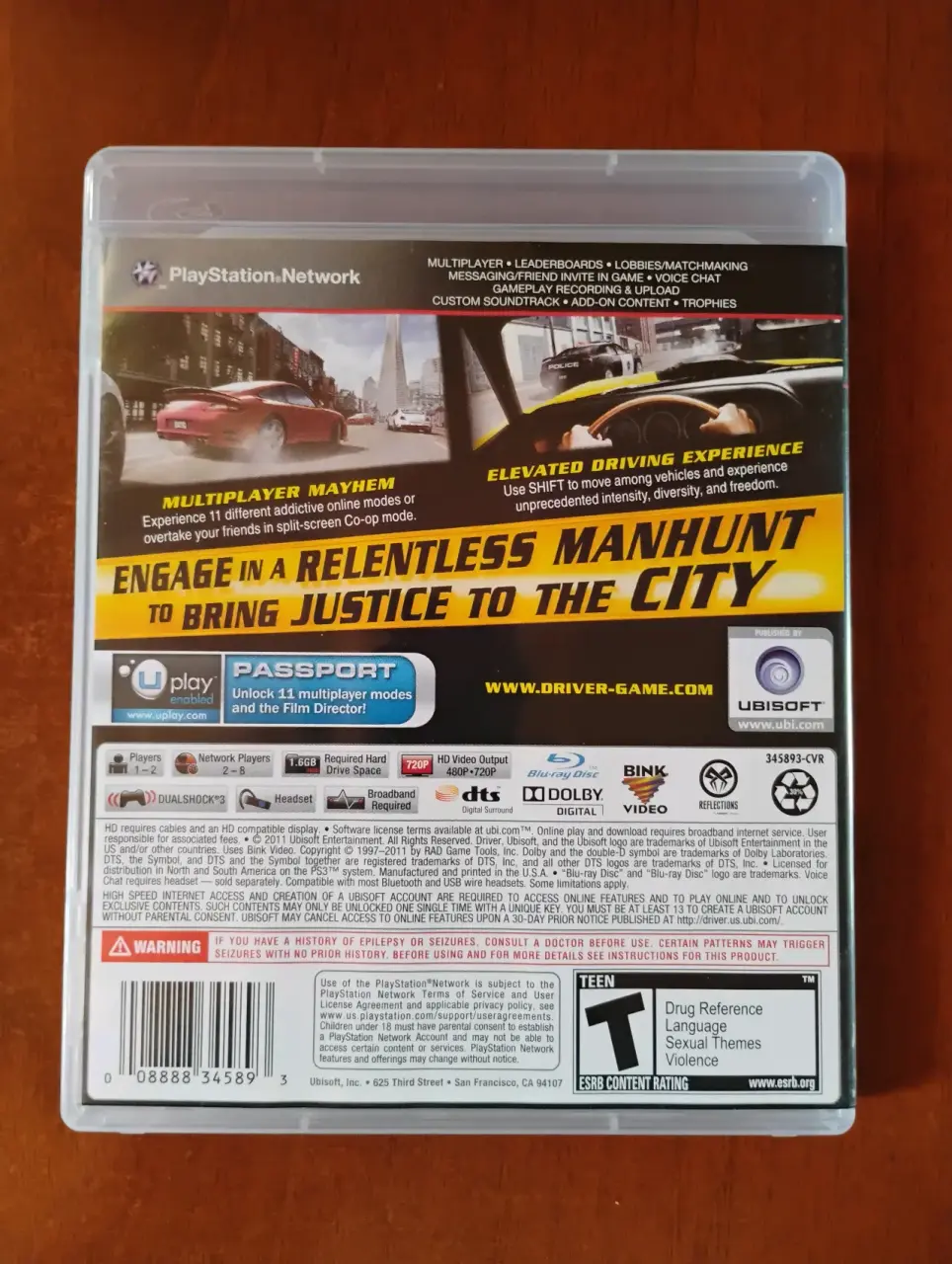 Juego PS3 Driver San Francisco - miniatura 2