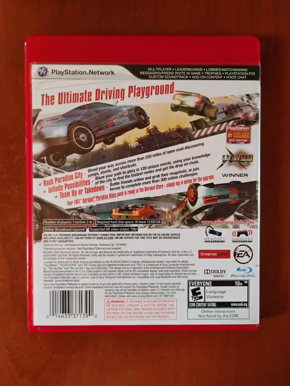 Videojuego Burnout Paradise PS3 - miniatura 2