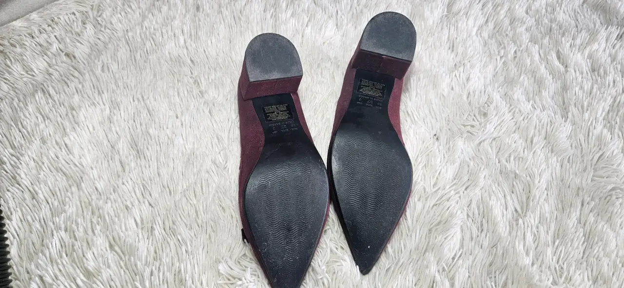 Zapatos de tacón Beneducci burdeos 38 - miniatura 4