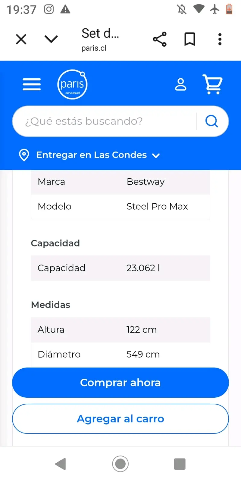 Piscina estructural Bestway Steel Pro MAX - miniatura 2