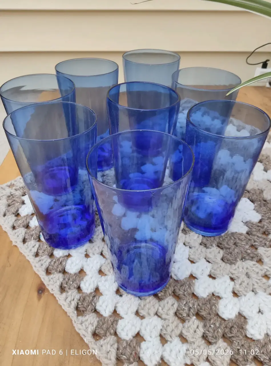 Set de vasos azules, altos, $ 15.000 - miniatura 2