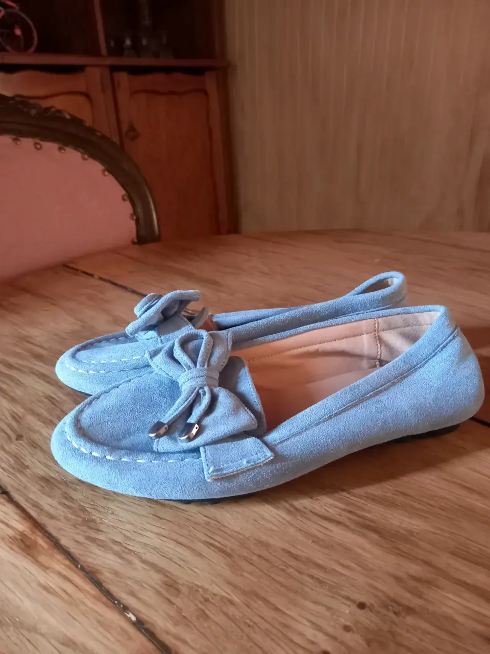 Mocasines azules para mujer - miniatura 2