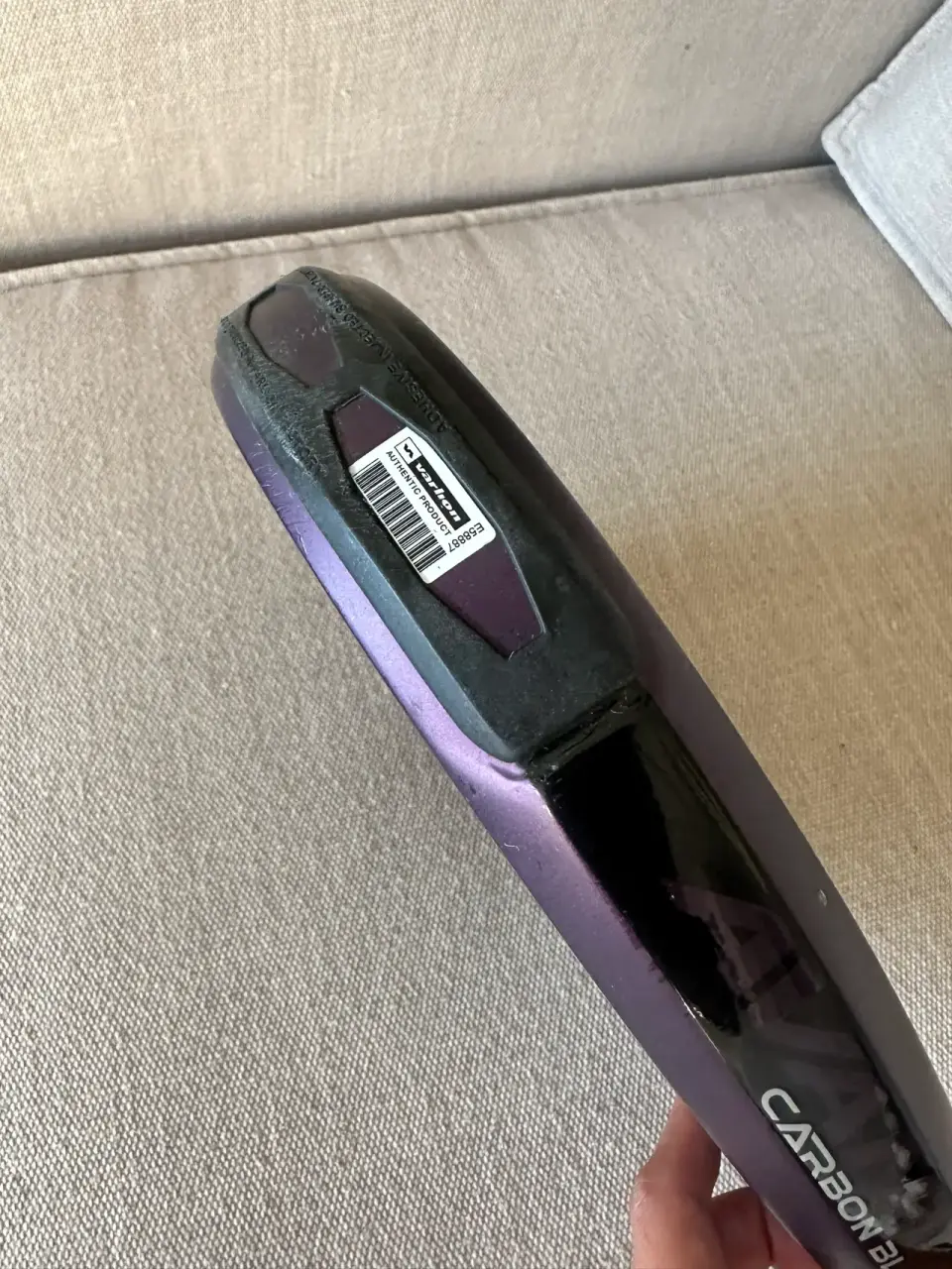 Pala de pádel Carbon Black - miniatura 3