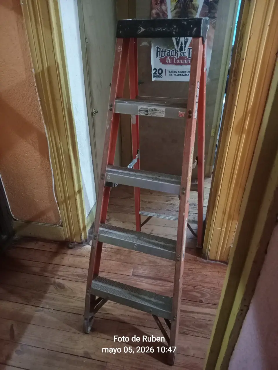Escalera de fibra de vidrio 5 peldaños Cuprum - miniatura 2
