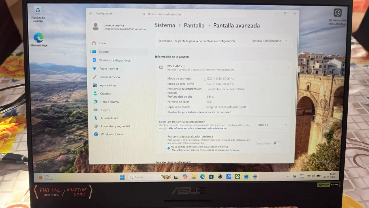 Notebook TUF Gaming a15 - miniatura 3