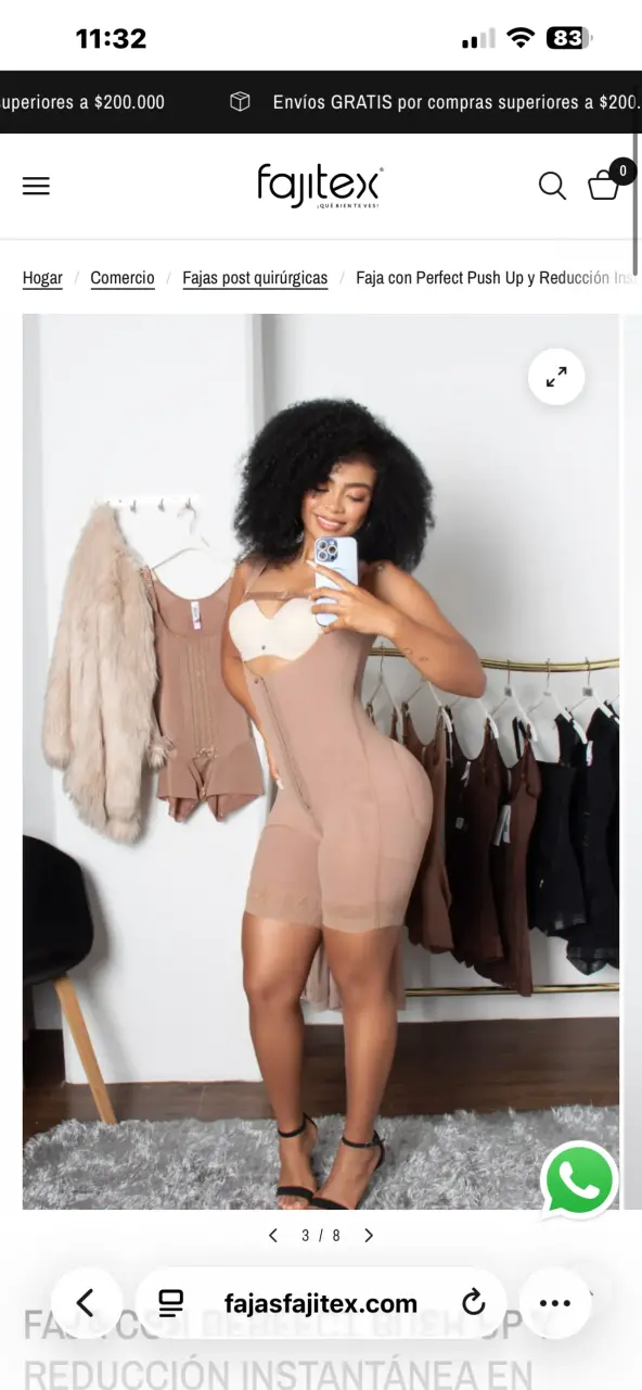 Faja modeladora beige - miniatura 2