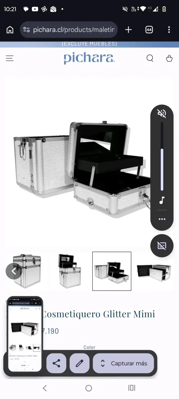 Maleta organizadora blanca - miniatura 8