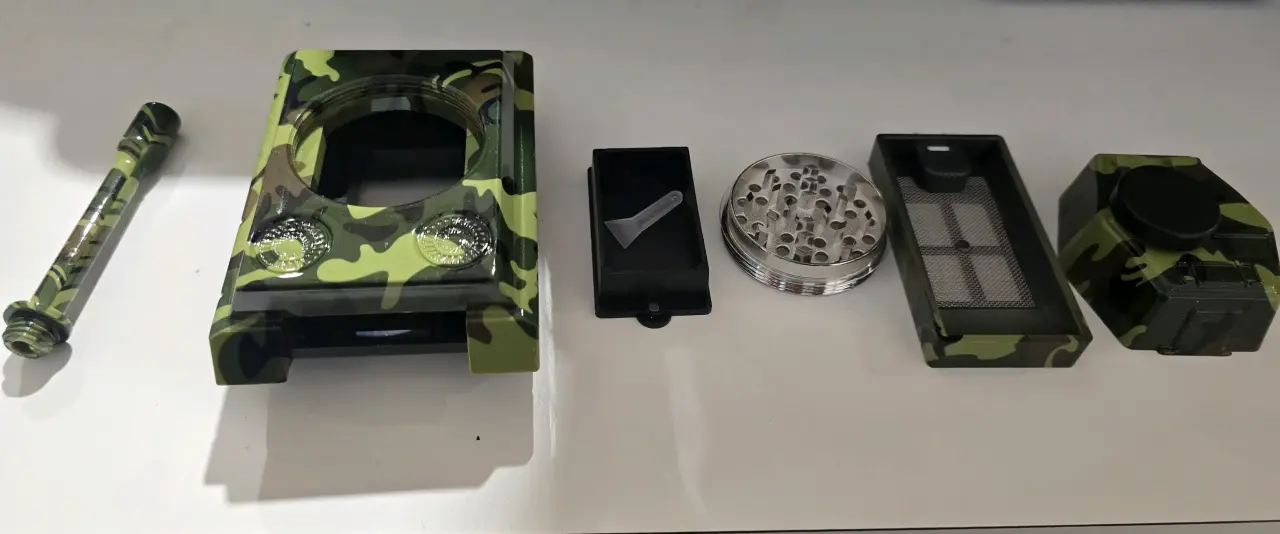 Moledor y pipa estilo tanque - miniatura 4