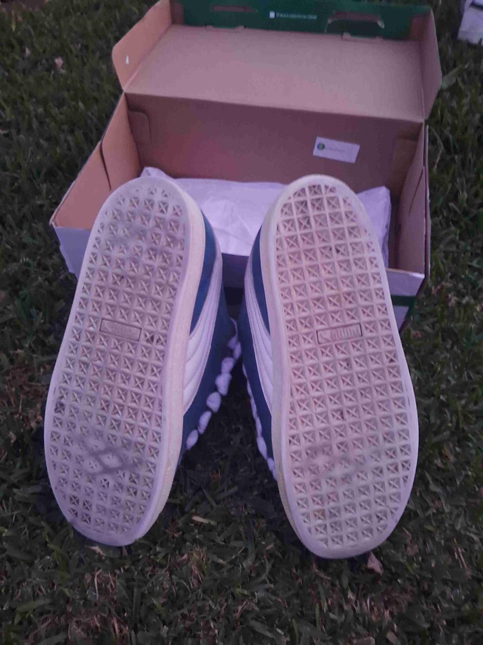 Zapatillas azules Puma chunky - miniatura 4
