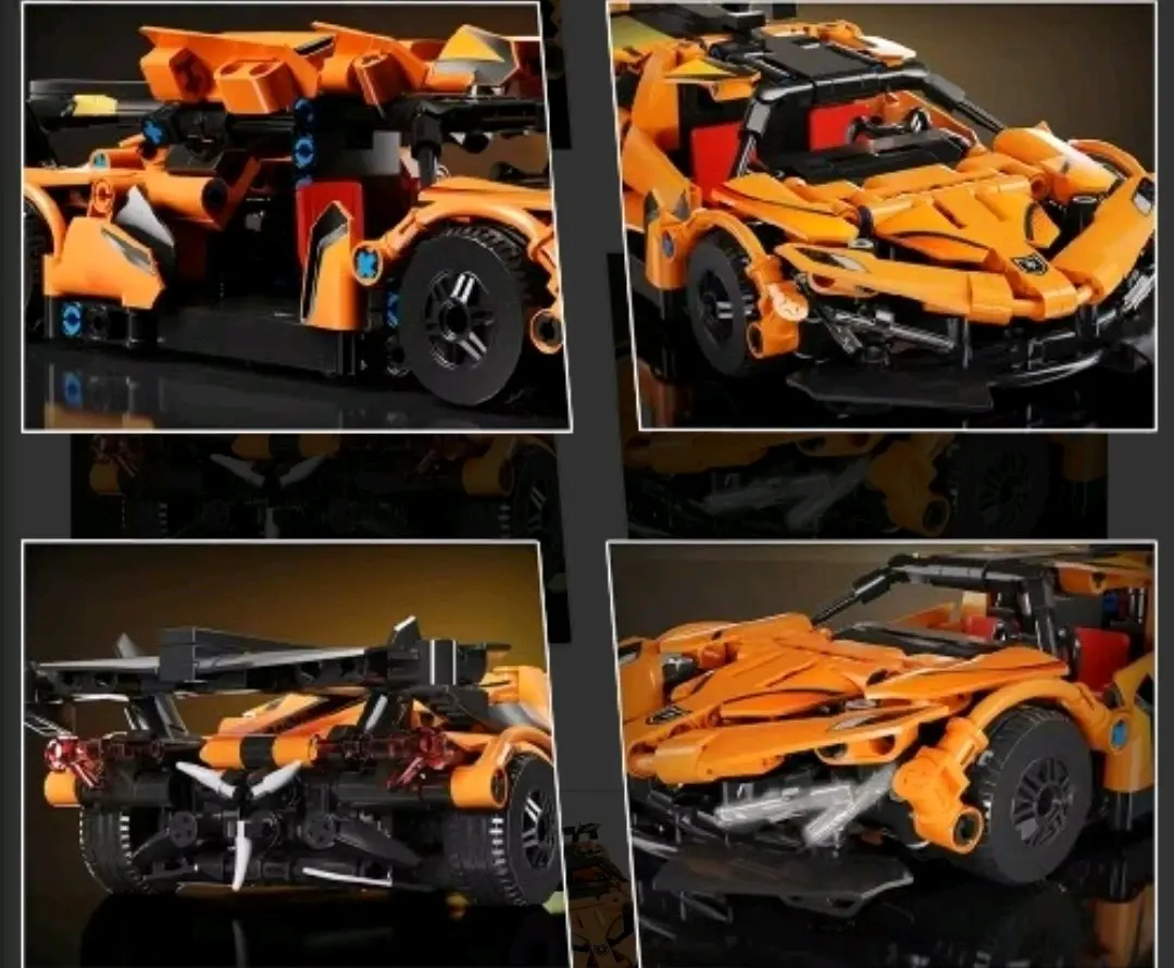 Auto de juguete armable 503 piezas - miniatura 5