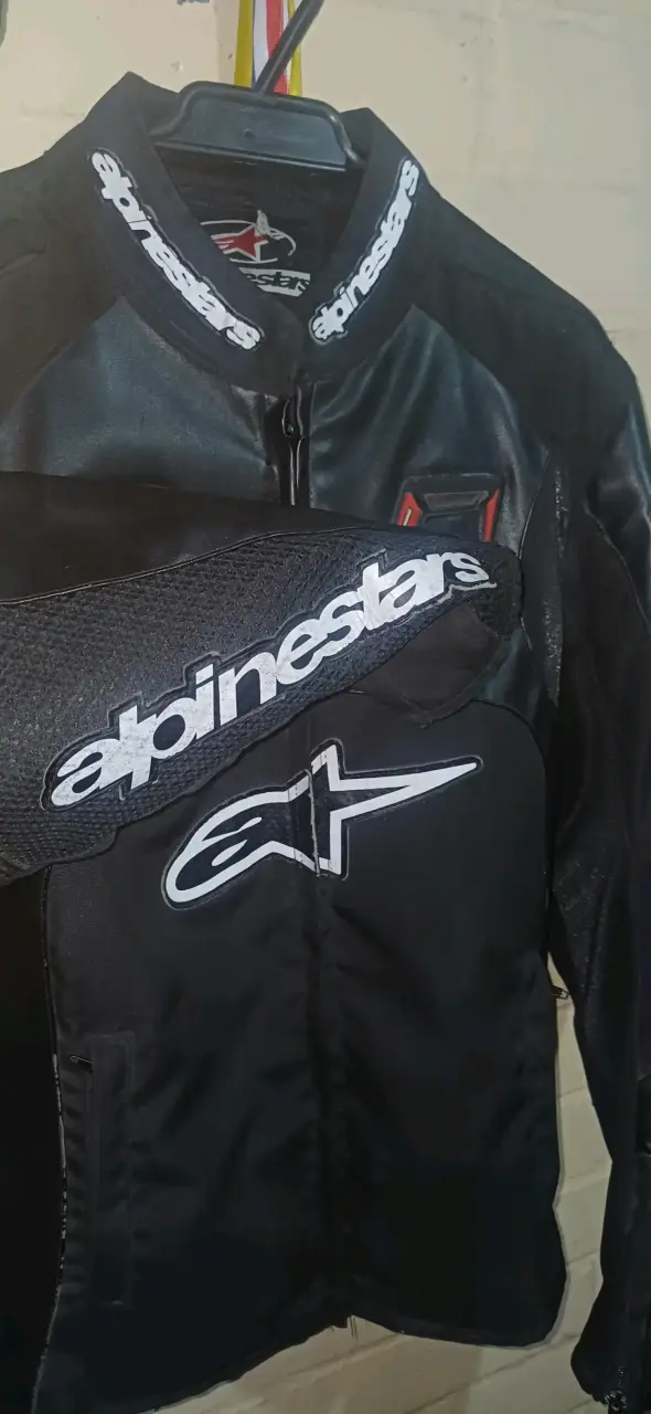Chaqueta de moto Alpinestars negra - miniatura 2