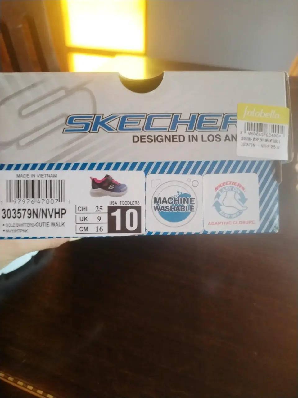 Zapatillas Skechers niño azul y rosa - miniatura 3