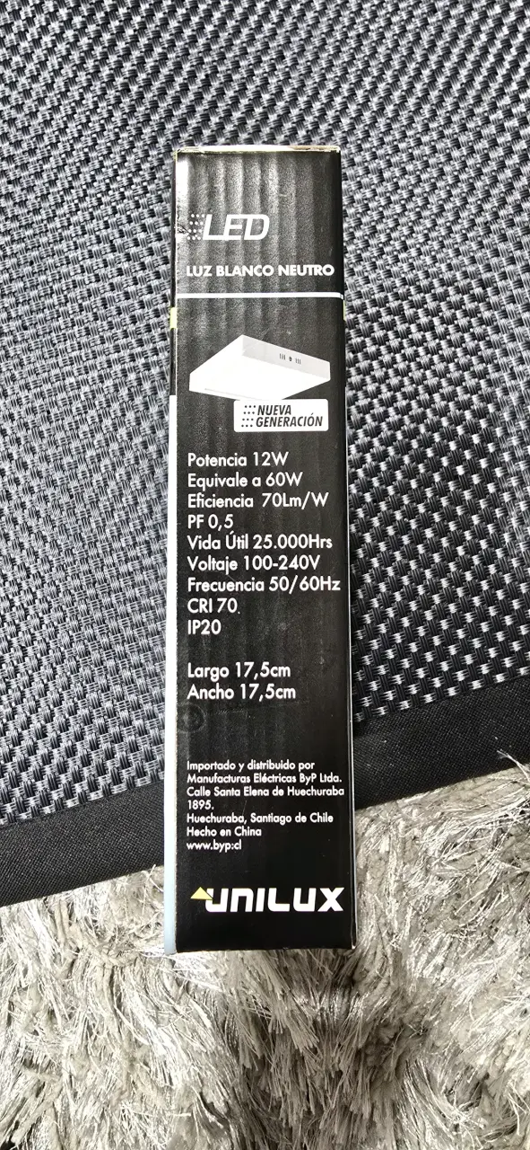 Lámpara LED cuadrada de techo - miniatura 5