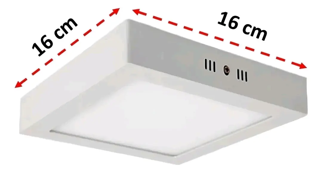 Lámpara LED cuadrada de techo - miniatura 6