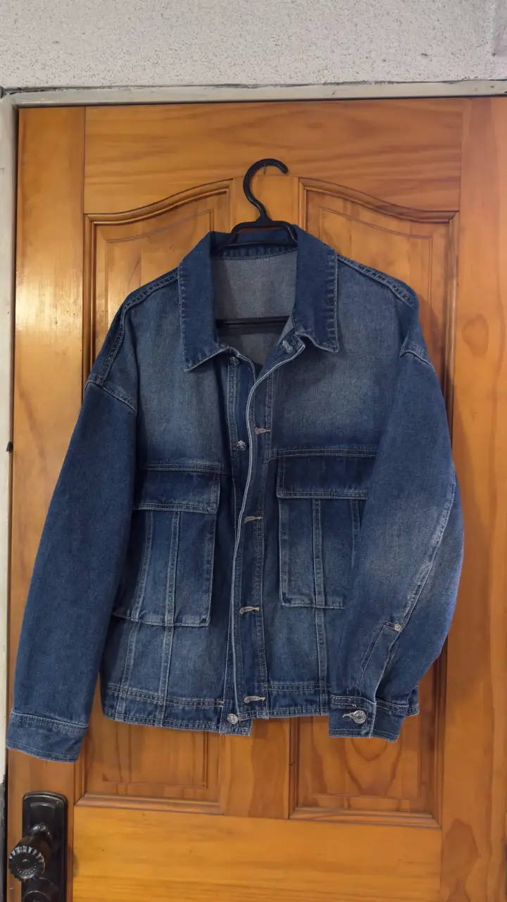 Chaqueta de mezclilla azul - miniatura 3