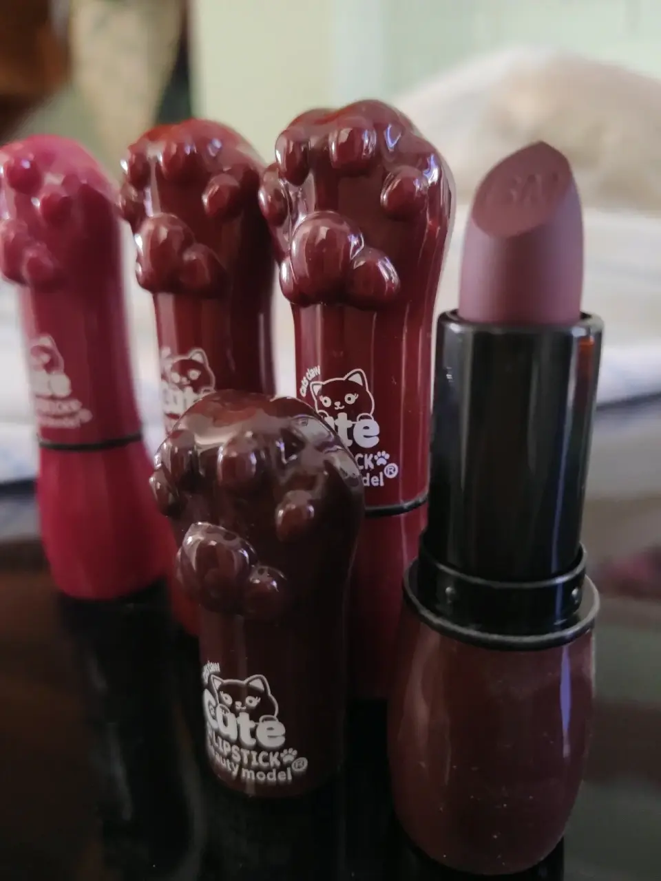 Set de labiales Cute Pata de Gato - miniatura 3