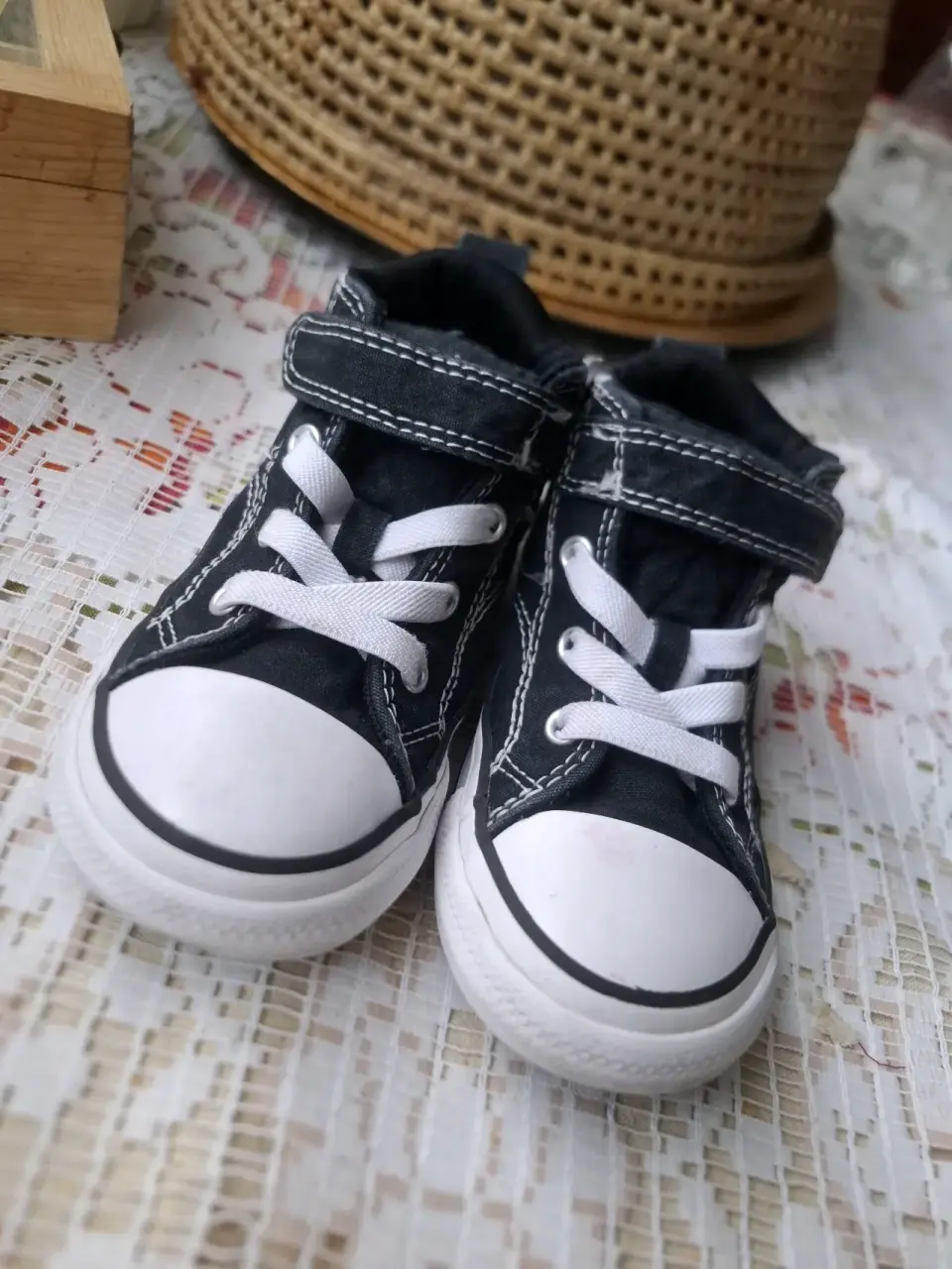 Zapatillas negras Converse All Star talla 24 - miniatura 2