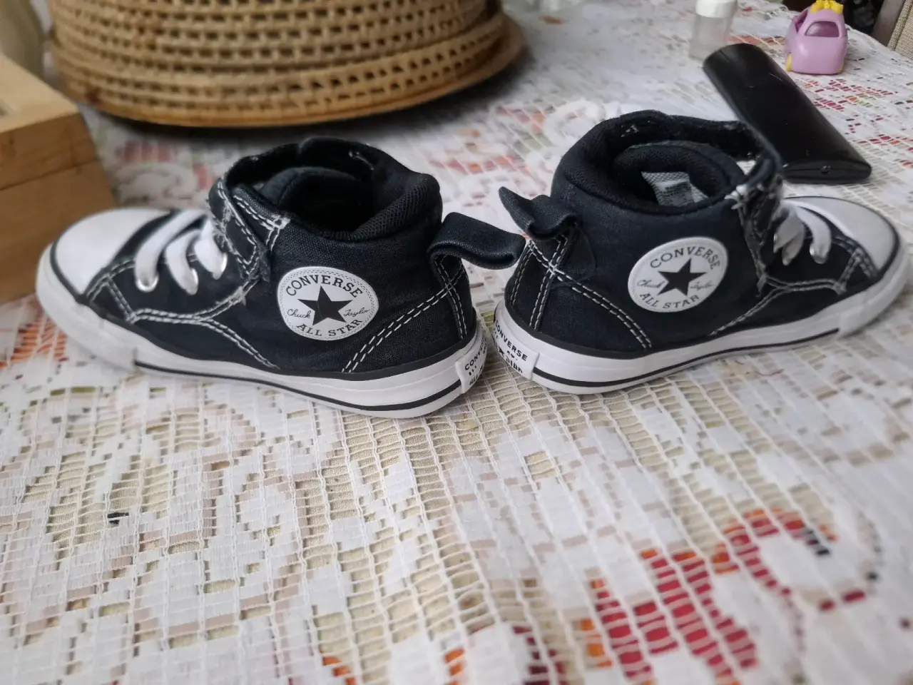 Zapatillas negras Converse All Star talla 24 - miniatura 4