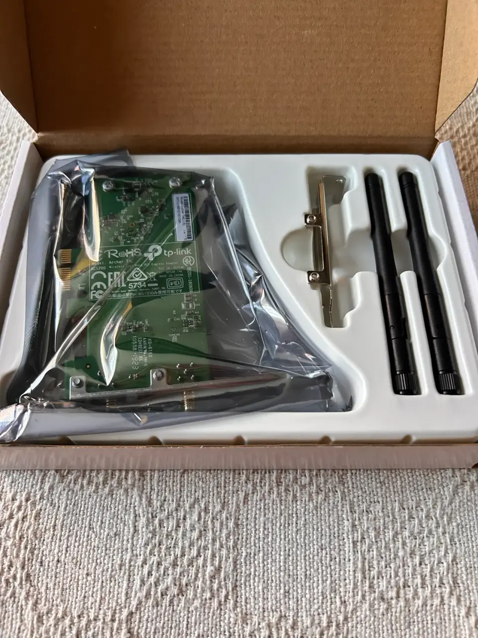 Tarjeta Red Wifi Tp link Ac1200 Archer T4E - miniatura 3