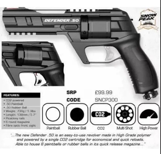 Pistola de aire Defender 50 - miniatura 1