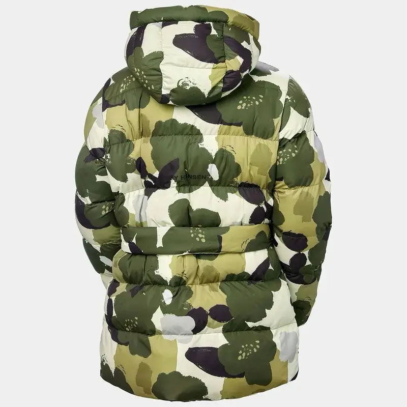 Parka Helly Hansen ORIGINAL con flores y gorro - miniatura 3