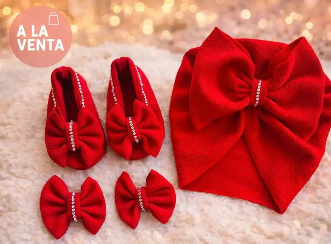Set de zapatos y cintillos - miniatura 3