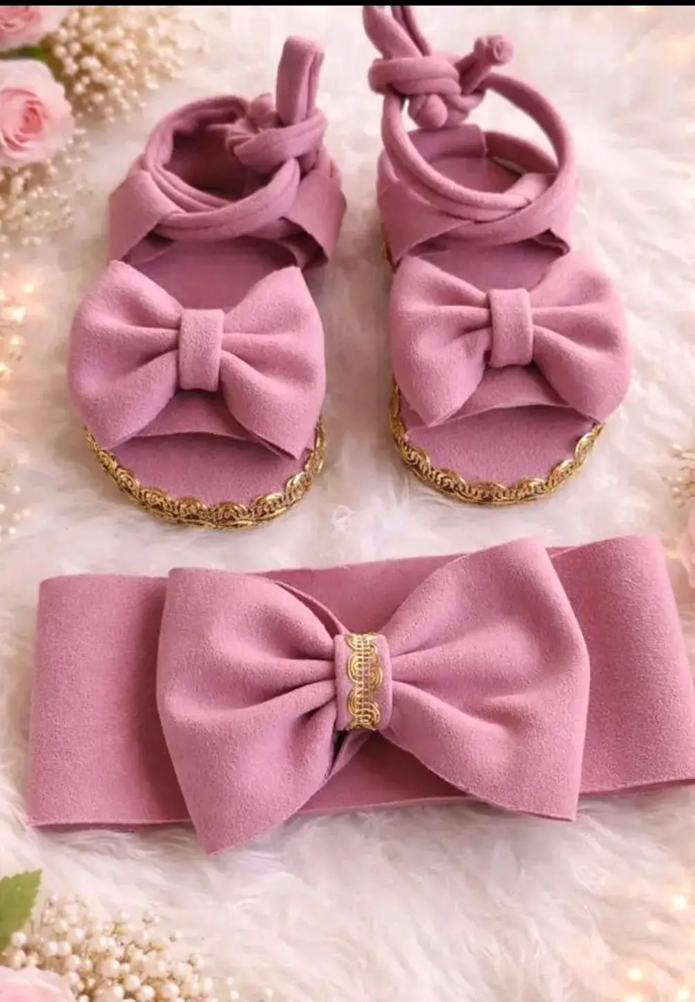 Set de zapatos y cintillos - miniatura 4