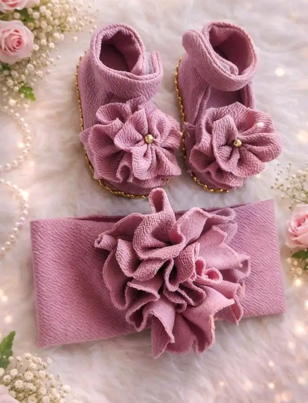 Set de zapatos y cintillos - miniatura 5