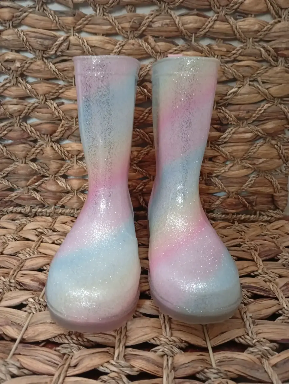 Botas de lluvia infantiles arcoíris - miniatura 2