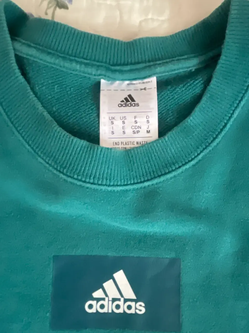 Polerón Adidas verde - miniatura 2