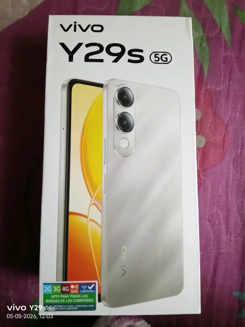 Celular Vivo plateado - miniatura 2