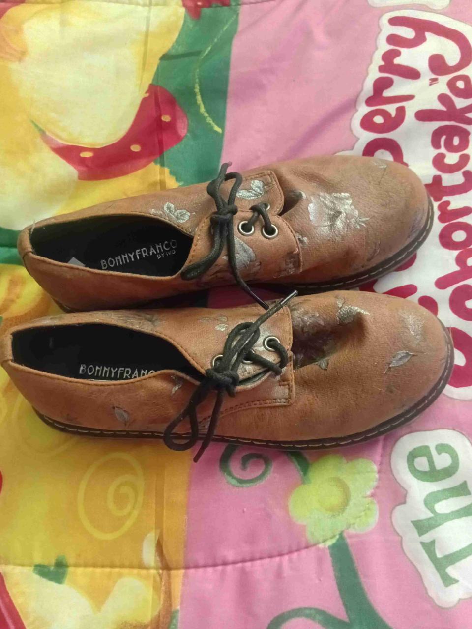 Zapatos de cuero marrón - miniatura 2